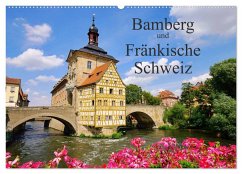 Bamberg und Fränkische Schweiz (Wandkalender 2024 DIN A2 quer), CALVENDO Monatskalender