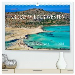 Kretas Wilder Westen (hochwertiger Premium Wandkalender 2024 DIN A2 quer), Kunstdruck in Hochglanz - Kleemann, Claudia