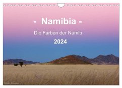 Namibia - Die Farben der Namib (Wandkalender 2024 DIN A4 quer), CALVENDO Monatskalender - Schänzer, Sandra