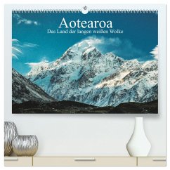 Aotearoa - Das Land der langen weißen Wolke (hochwertiger Premium Wandkalender 2024 DIN A2 quer), Kunstdruck in Hochglanz