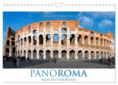PANOROMA - Rom im Panorama (Wandkalender 2024 DIN A4 quer), CALVENDO Monatskalender