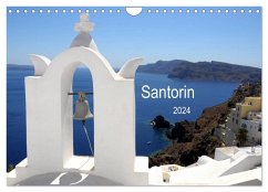 Santorin 2024 (Wandkalender 2024 DIN A4 quer), CALVENDO Monatskalender