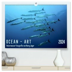 OCEAN - ART (hochwertiger Premium Wandkalender 2024 DIN A2 quer), Kunstdruck in Hochglanz