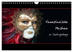 Venezianische Masken in Ludwigsburg (Wandkalender 2024 DIN A4 quer), CALVENDO Monatskalender - M. Koch, Harald