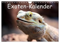Exoten-Kalender (Wandkalender 2024 DIN A4 quer), CALVENDO Monatskalender