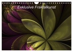 Exklusive Fraktalkunst / AT-Version (Wandkalender 2024 DIN A4 quer), CALVENDO Monatskalender