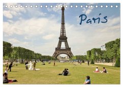 Paris (Tischkalender 2024 DIN A5 quer), CALVENDO Monatskalender