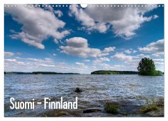 Suomi ¿ Finnland (Wandkalender 2024 DIN A3 quer), CALVENDO Monatskalender