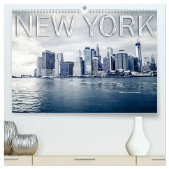 New York (hochwertiger Premium Wandkalender 2024 DIN A2 quer), Kunstdruck in Hochglanz