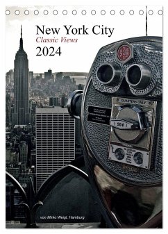 New York City 2024 ¿ Classic Views (Tischkalender 2024 DIN A5 hoch), CALVENDO Monatskalender