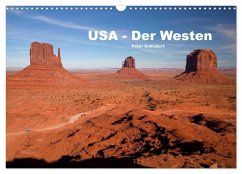 USA - Der Westen (Wandkalender 2024 DIN A3 quer), CALVENDO Monatskalender