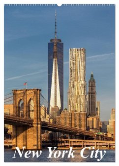 New York City / CH-Version (Wandkalender 2024 DIN A2 hoch), CALVENDO Monatskalender