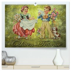 Oblaten-Träume (hochwertiger Premium Wandkalender 2024 DIN A2 quer), Kunstdruck in Hochglanz - MaBu