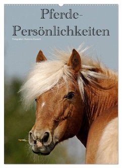 Pferde-Persönlichkeiten - ausdrucksstarke Gesichter verschiedener Pferderassen (Wandkalender 2024 DIN A2 hoch), CALVENDO Monatskalender - Dünisch - www.Ramona-Duenisch.de, Ramona