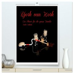 Bjork van Kork / Familienplaner (hochwertiger Premium Wandkalender 2024 DIN A2 hoch), Kunstdruck in Hochglanz