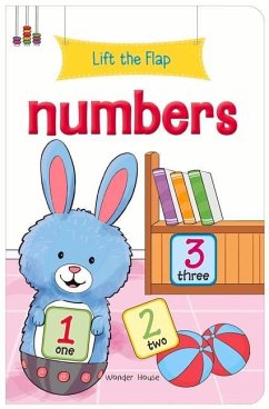 Lift the Flap: Numbers: Early Learning Novelty Board Book for Children - Wonder House Books