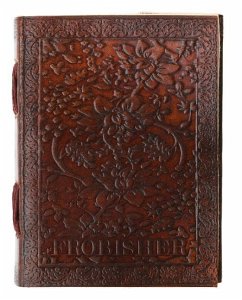 Floral Leather Journal Medium