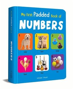 My First Padded Book of Numbers: Early Learning Padded Board Books for Children - Wonder House Books