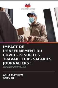 IMPACT DE L'ENFERMEMENT DU COVID -19 SUR LES TRAVAILLEURS SALARIÉS JOURNALIERS : Cover IMPACT DE L'ENFERMEMENT DU COVID -19 SUR LES TRAVAILLEURS SALARIÉS JOURNALIERS :