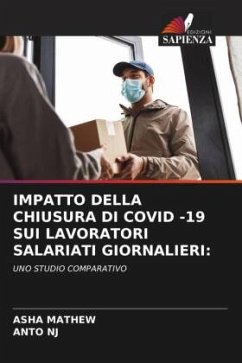 IMPATTO DELLA CHIUSURA DI COVID -19 SUI LAVORATORI SALARIATI GIORNALIERI: Cover IMPATTO DELLA CHIUSURA DI COVID -19 SUI LAVORATORI SALARIATI GIORNALIERI: