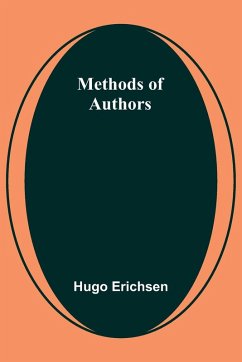 Methods of Authors - Erichsen, Hugo