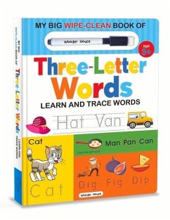 My Big Wipe and Clean Book of Three Letter Words for Kids - Wonder House Books