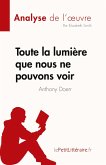 Toute la lumière que nous ne pouvons voir de Anthony Doerr (Analyse de l'¿uvre)