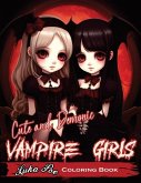 Cute and Demonic Vampire Girls: A Spooky and Playful Coloring Adventure