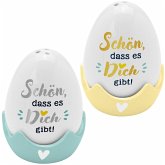 Eierbecher-Streuer-Set "Schön"