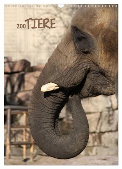 Zootiere (Wandkalender 2024 DIN A3 hoch), CALVENDO Monatskalender