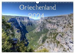 Griechenland 2024 - Zagorochoria und Vikos-Schlucht (Wandkalender 2024 DIN A3 quer), CALVENDO Monatskalender - Bob, Alexander