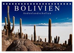 Bolivien Andenlandschaften &quote;CH-Version&quote; (Tischkalender 2024 DIN A5 quer), CALVENDO Monatskalender