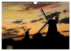 Abends in Ostfriesland (Wandkalender 2024 DIN A4 quer), CALVENDO Monatskalender