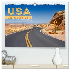 USA Landstraßen (hochwertiger Premium Wandkalender 2024 DIN A2 quer), Kunstdruck in Hochglanz