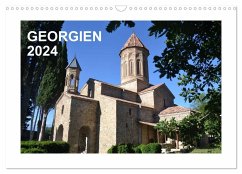 GEORGIEN 2024 (Wandkalender 2024 DIN A3 quer), CALVENDO Monatskalender