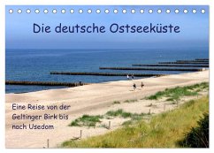Die deutsche Ostseeküste - Eine Reise von der Geltinger Birk bis nach Usedom (Tischkalender 2024 DIN A5 quer), CALVENDO Monatskalender