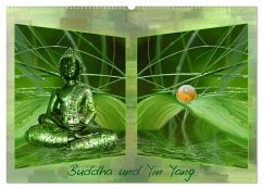Buddha und Yin Yang (Wandkalender 2024 DIN A2 quer), CALVENDO Monatskalender
