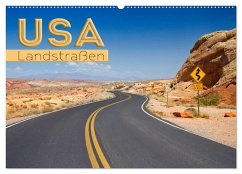 USA Landstraßen (Wandkalender 2024 DIN A2 quer), CALVENDO Monatskalender