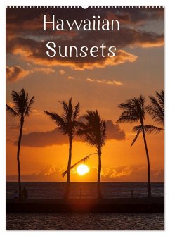 Hawaiian Sunsets (Wandkalender 2024 DIN A2 hoch), CALVENDO Monatskalender