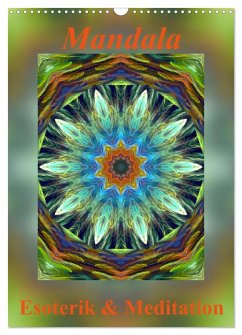 Mandala - Esoterik & Meditation / CH-Version (Wandkalender 2024 DIN A3 hoch), CALVENDO Monatskalender