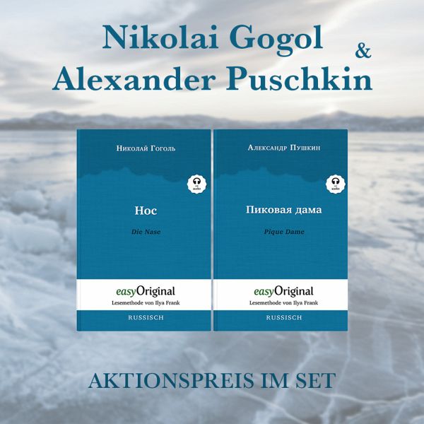 Nikolai Gogol & Alexander Puschkin (Bücher + 2 Audio-CDs) - Lesemethode von Ilya Frank, m. 2 Audio-CD, m. 2 Audio, m. 2 Nikolai Gogol & Alexander Puschkin (Bücher + 2 Audio-CDs) - Lesemethode von Ilya Frank, m. 2 Audio-CD, m. 2 Audio, m. 2