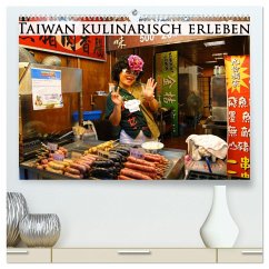 Taiwan kulinarisch erleben (hochwertiger Premium Wandkalender 2024 DIN A2 quer), Kunstdruck in Hochglanz