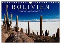 Bolivien Andenlandschaften &quote;CH-Version&quote; (Wandkalender 2024 DIN A4 quer), CALVENDO Monatskalender