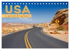 USA Landstraßen (Tischkalender 2024 DIN A5 quer), CALVENDO Monatskalender