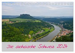 Die sächsische Schweiz 2024 (Tischkalender 2024 DIN A5 quer), CALVENDO Monatskalender - Weirauch, Michael