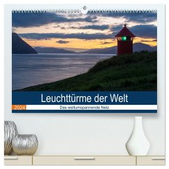 Leuchttürme der Welt (hochwertiger Premium Wandkalender 2024 DIN A2 quer), Kunstdruck in Hochglanz