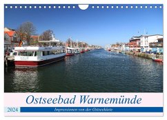 Ostseebad Warnemünde (Wandkalender 2024 DIN A4 quer), CALVENDO Monatskalender