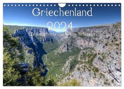 Griechenland 2024 - Zagorochoria und Vikos-Schlucht (Wandkalender 2024 DIN A4 quer), CALVENDO Monatskalender