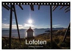 Lofoten - Norwegens magische Inseln (Tischkalender 2024 DIN A5 quer), CALVENDO Monatskalender