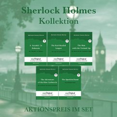 Sherlock Holmes Kollektion (Bücher + 5 Audio-CDs) - Lesemethode von Ilya Frank, m. 5 Audio-CD, m. 5 Audio, m. 5 Audio, 5 - Doyle, Arthur Conan